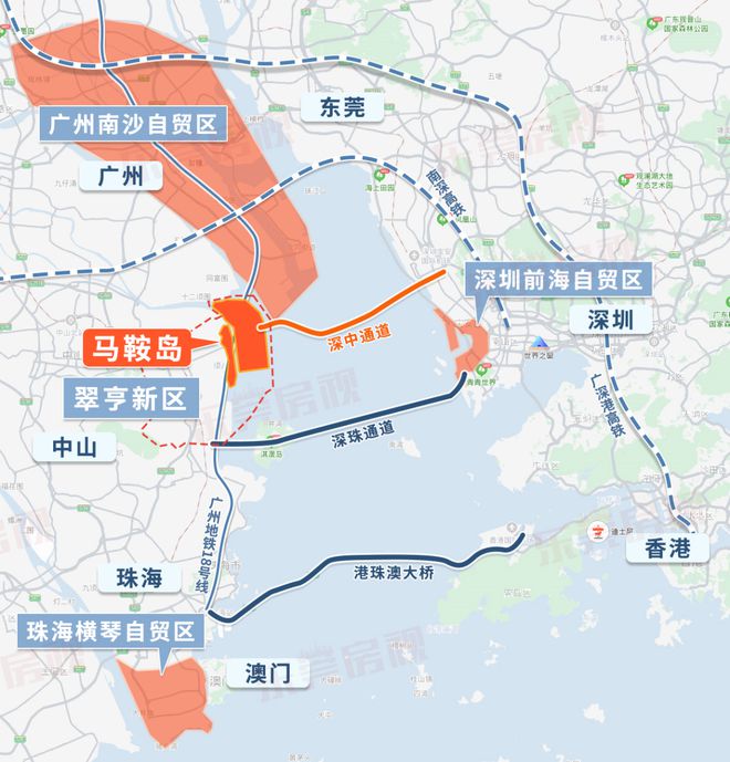 深中通道耗時7年完工，屬大陸國家重大工程，完工後對珠三角經濟的繁榮有重大效應。圖／取自網易